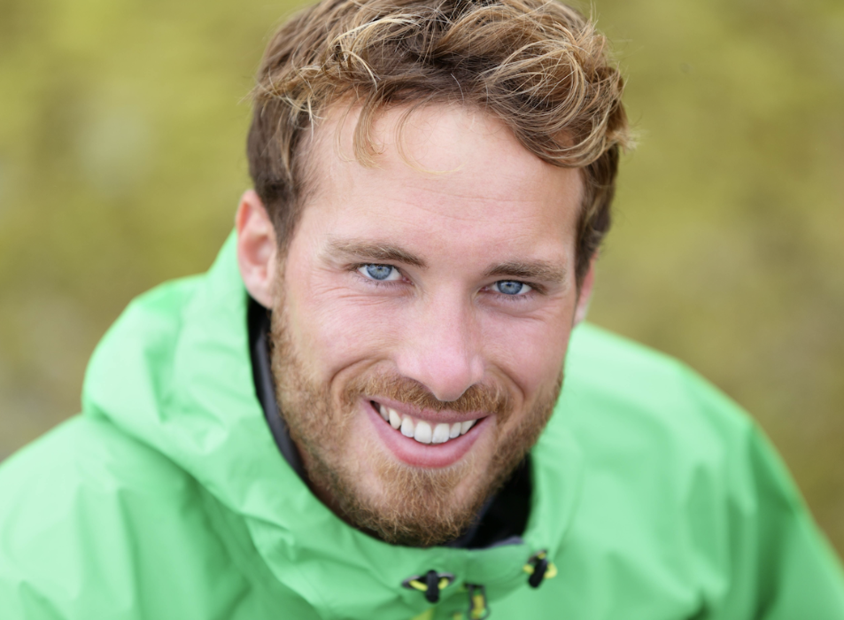 happy man after a botox appointment in coral gables